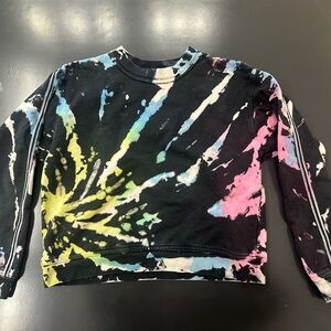 Hard Tail Multicolor Tie-Dye Kids Sweatshirt